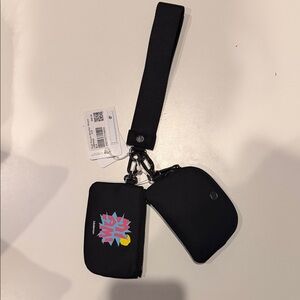 lululemon athletica Black Wristlet with  - Miami